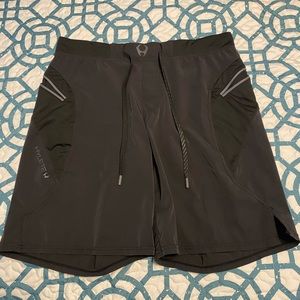 Hylete verge II flex-woven zip pocket shorts
